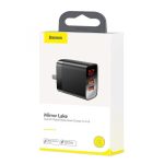 Baseus CCJMHC-D01 Mirror Lake PPS Digital Display Quick Charger (18W, A+C, UK, Black) - Image 2