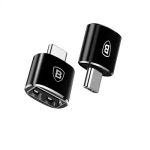 Baseus Converter Adapter Exquisite USB Male to Type C Female Black - Image 2