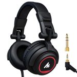 Maono AU-MH501 Professional Studio Monitor Headphone, Over Ear with 50mm Driver for Gaming, DJ, Studio and Microphone Recording - Image 2